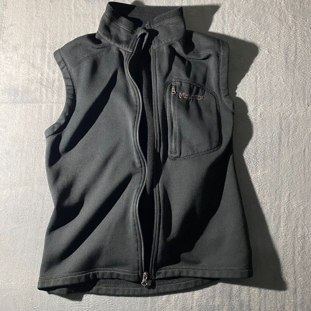 Black Womens Size S/P Marmot Polartec Vest
